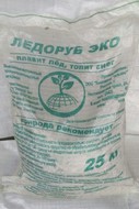 Противогололедный реагент Ледоруб ЭКО мешки по 25 кг до -25С